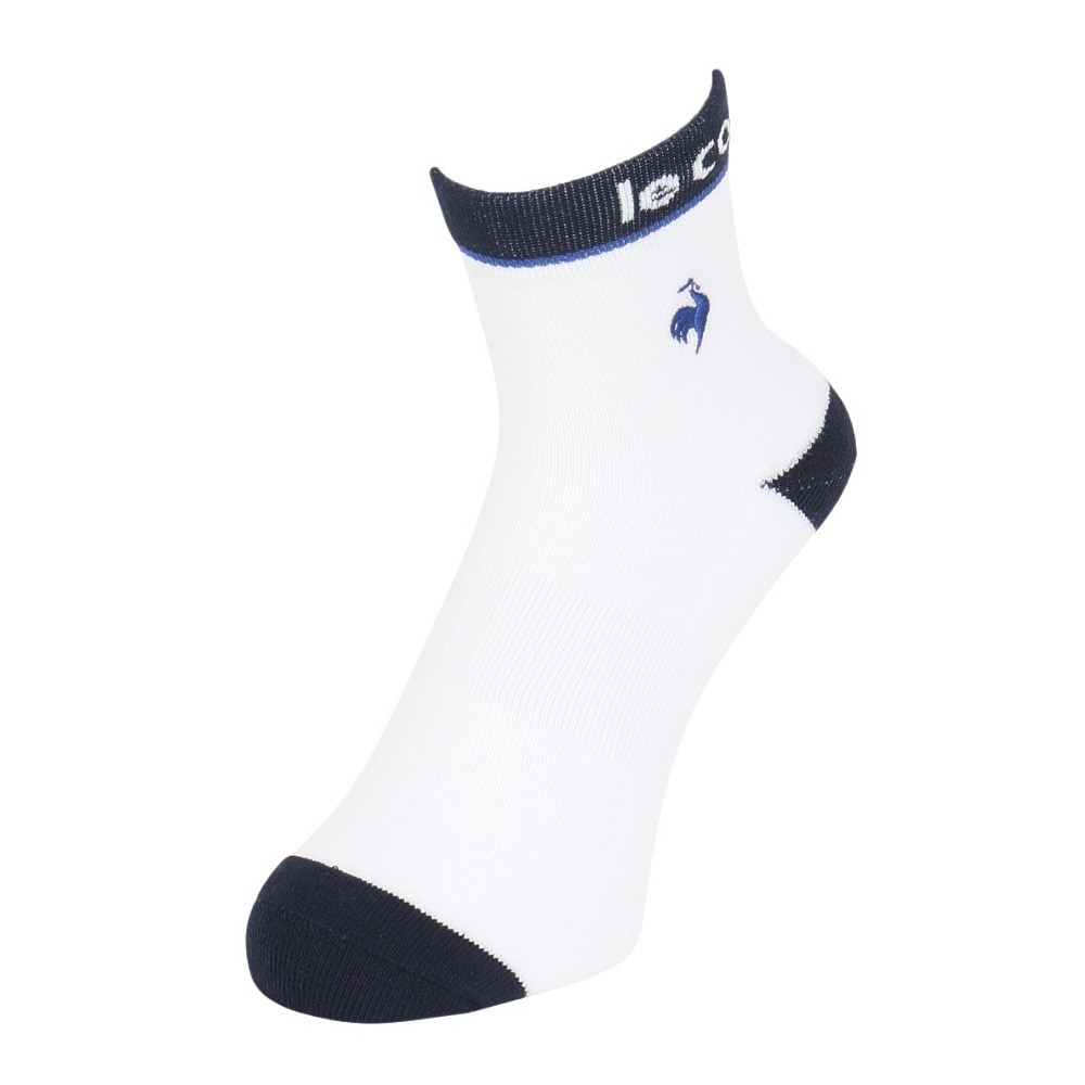 ルコックスポルティフ（lecoqsportif）（メンズ）ゴルフ シーズンカラー ショート丈ソックス LG4FSO02M WH00