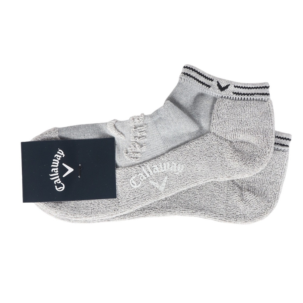 キャロウェイ（CALLAWAY）（メンズ）ゴルフ 表パイル アンクルソックス C25193100-1020