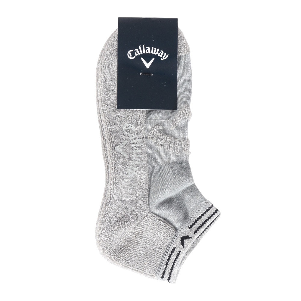 キャロウェイ（CALLAWAY）（メンズ）ゴルフ 表パイル アンクルソックス C25193100-1020