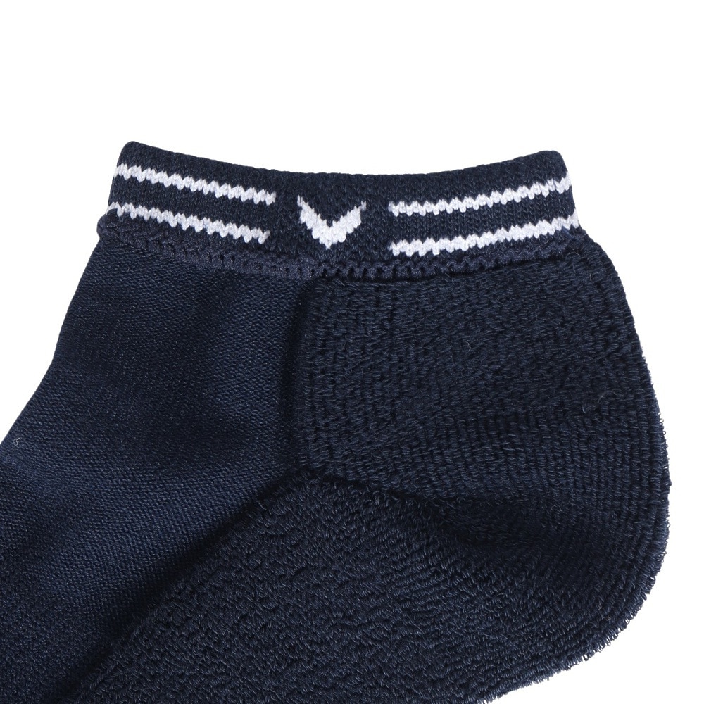 キャロウェイ（CALLAWAY）（メンズ）ゴルフ 表パイル アンクルソックス C25193100-1120
