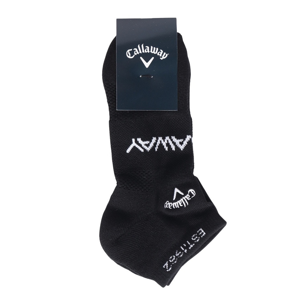 キャロウェイ（CALLAWAY）（メンズ）ゴルフ メッシュ アンクルソックス C25193101-1010
