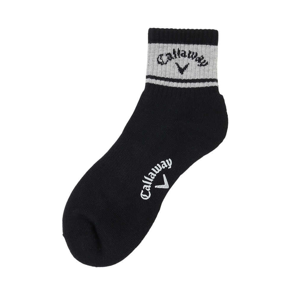 キャロウェイ（CALLAWAY）（メンズ）ゴルフ 抗菌防臭 足底パイル ショートソックス C25193103-1010