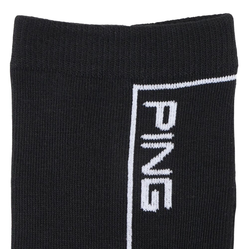 ピン（PING）（メンズ）ゴルフ ショートソックス 621-5186103-010