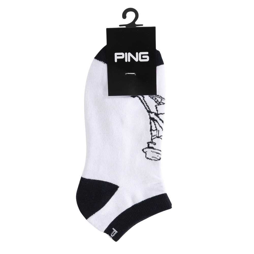 ピン（PING）（メンズ）ゴルフ アンクルソックス 621-5186107-030