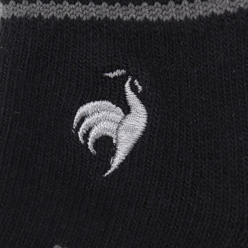 ルコックスポルティフ（lecoqsportif）（メンズ）ゴルフ アンクル丈ソックス LG5SSO02M BK00