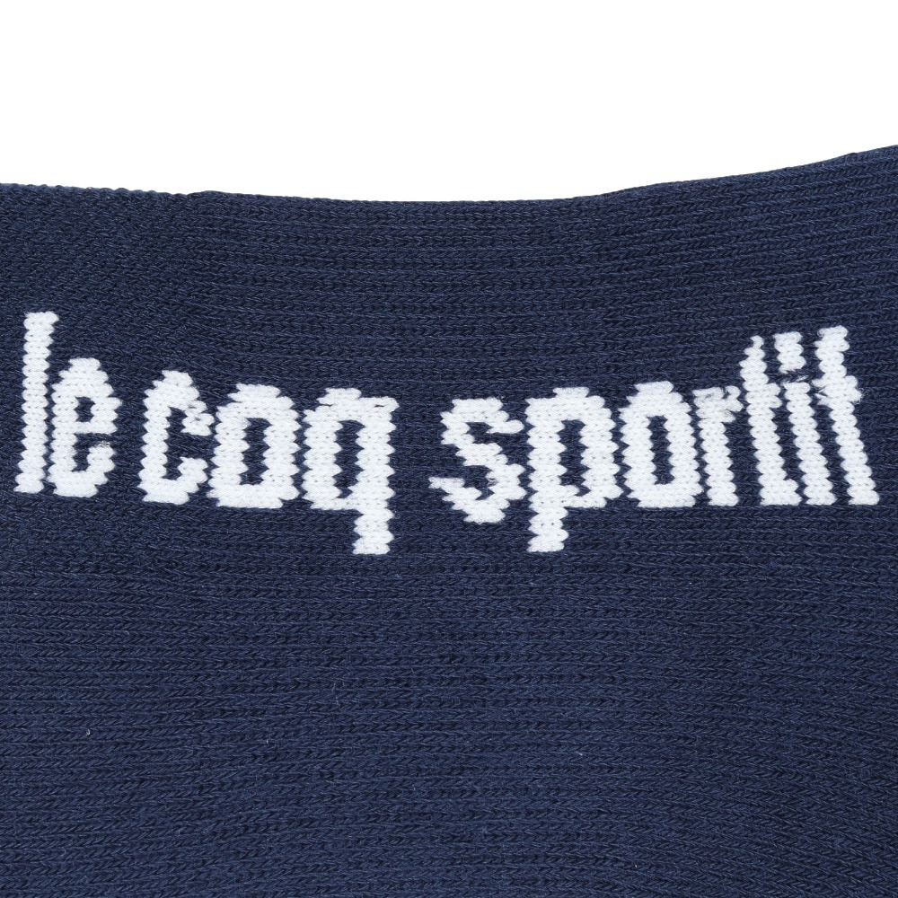 ルコックスポルティフ（lecoqsportif）（メンズ）ゴルフ アンクル丈ソックス LG5SSO02M NV00
