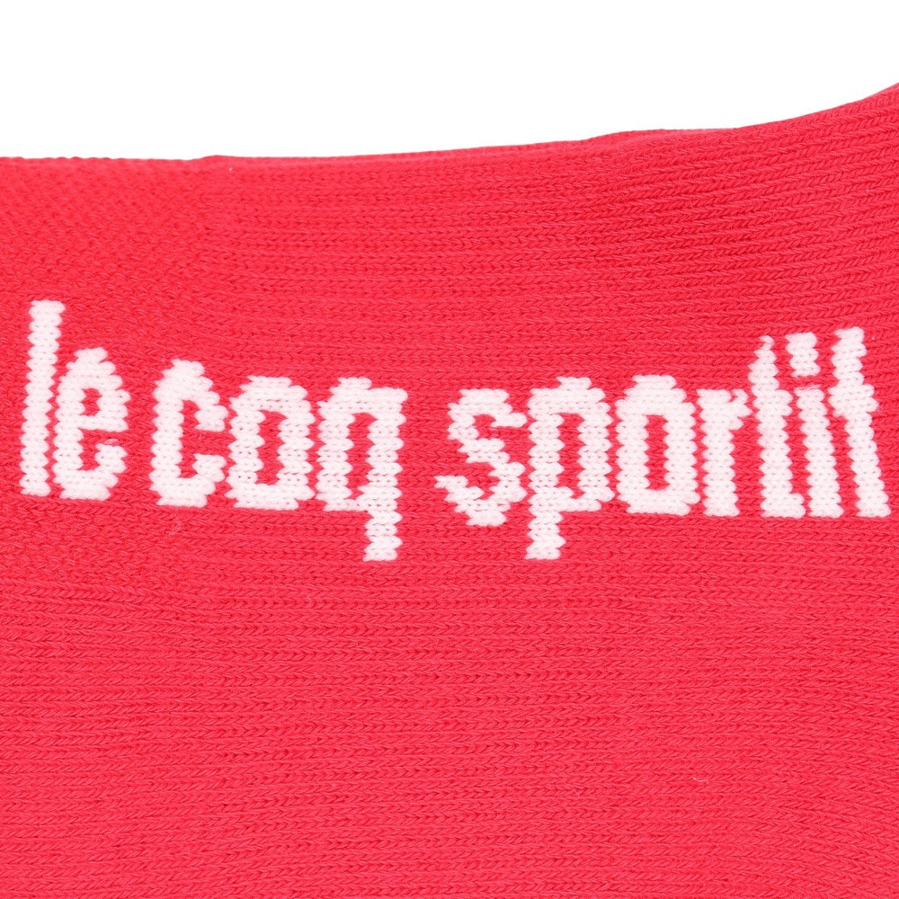 ルコックスポルティフ（lecoqsportif）（メンズ）ゴルフ アンクル丈ソックス LG5SSO02M RD00