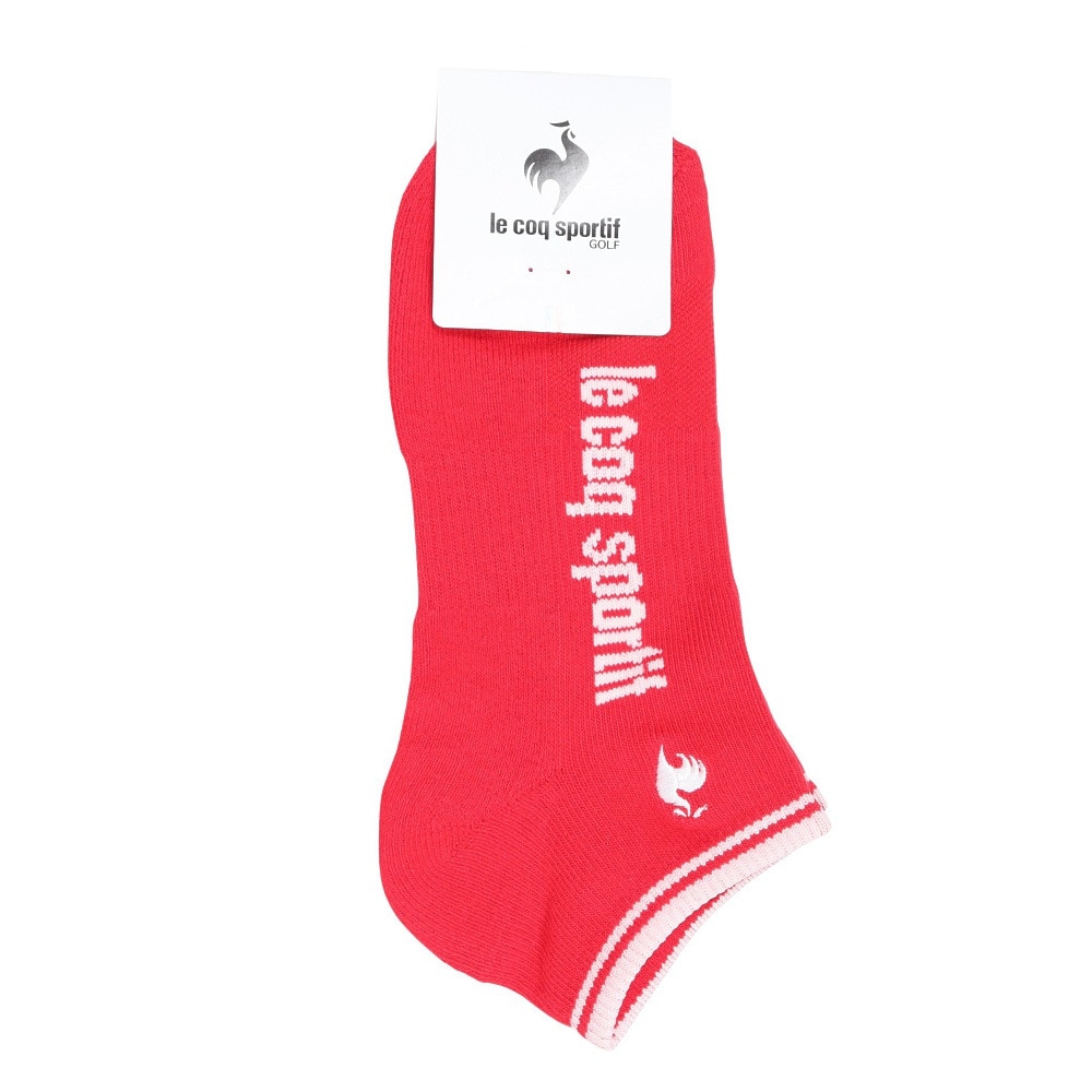 ルコックスポルティフ（lecoqsportif）（メンズ）ゴルフ アンクル丈ソックス LG5SSO02M RD00