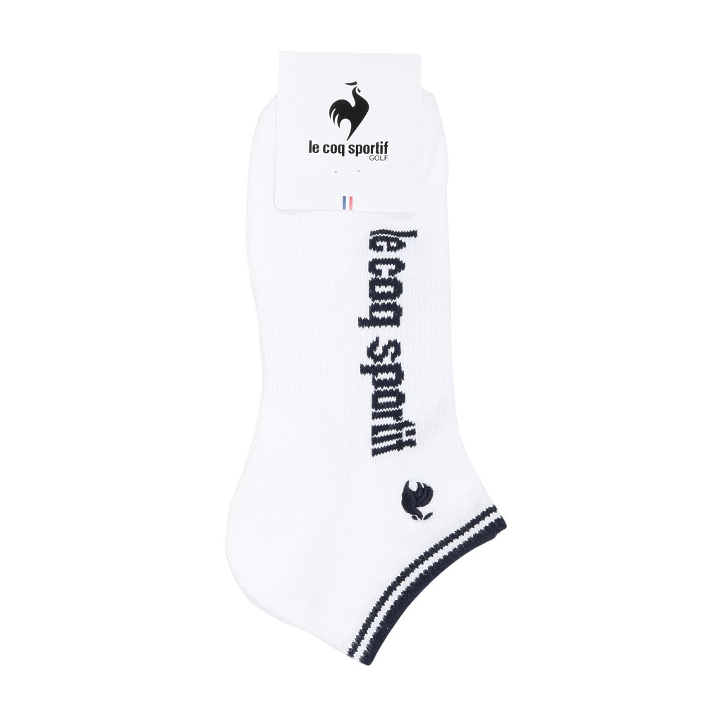 ルコックスポルティフ（lecoqsportif）（メンズ）ゴルフ アンクル丈ソックス LG5SSO02M WH00