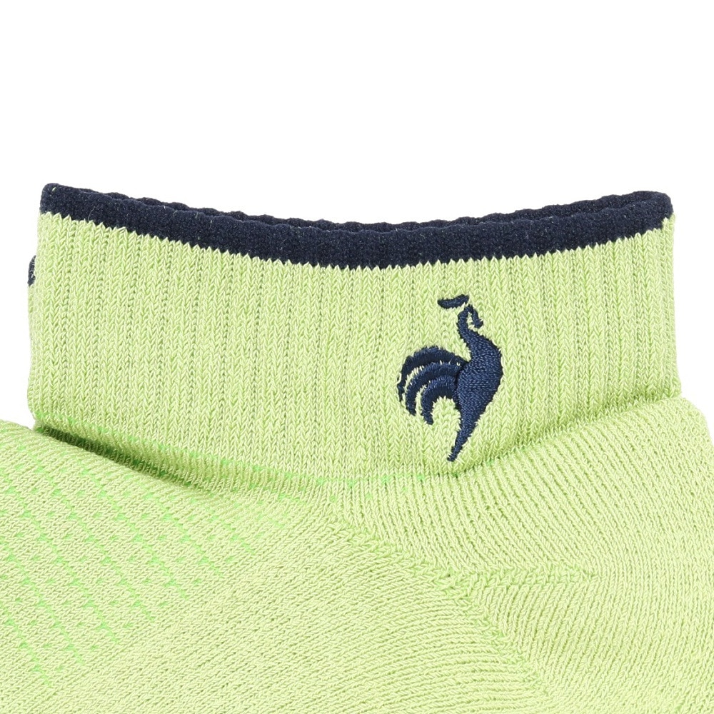 ルコックスポルティフ（lecoqsportif）（メンズ）ゴルフ 涼感メッシュ アンクル丈ソックス LG5SSO10M LM00