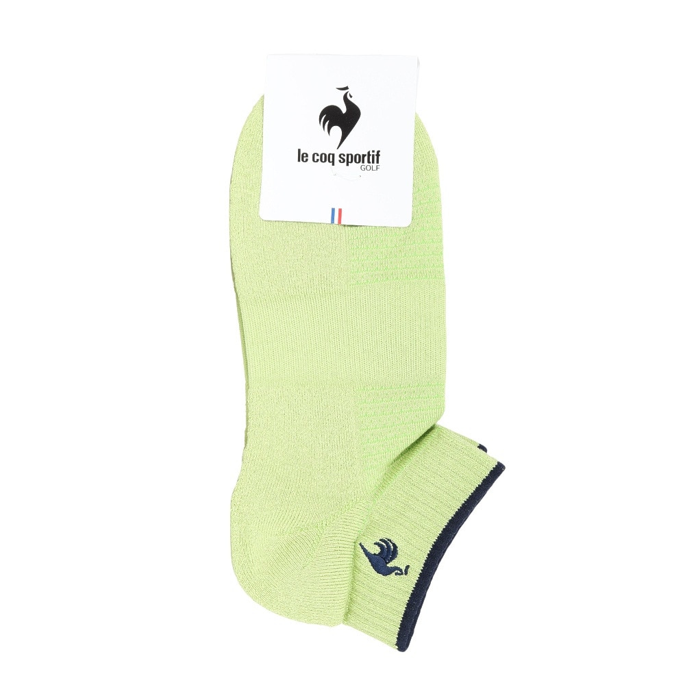 ルコックスポルティフ（lecoqsportif）（メンズ）ゴルフ 涼感メッシュ アンクル丈ソックス LG5SSO10M LM00