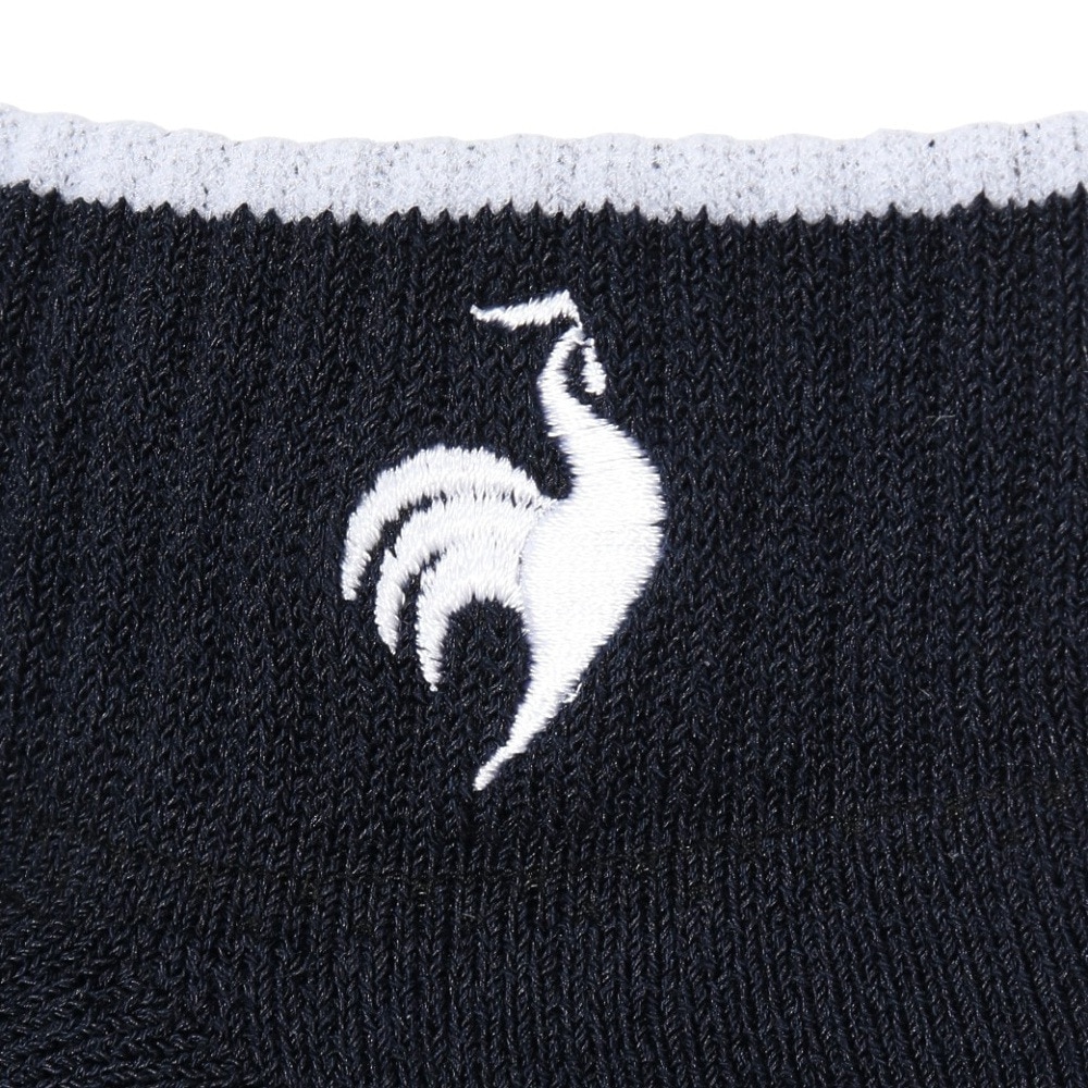 ルコックスポルティフ（lecoqsportif）（メンズ）ゴルフ 涼感メッシュ アンクル丈ソックス LG5SSO10M NV00