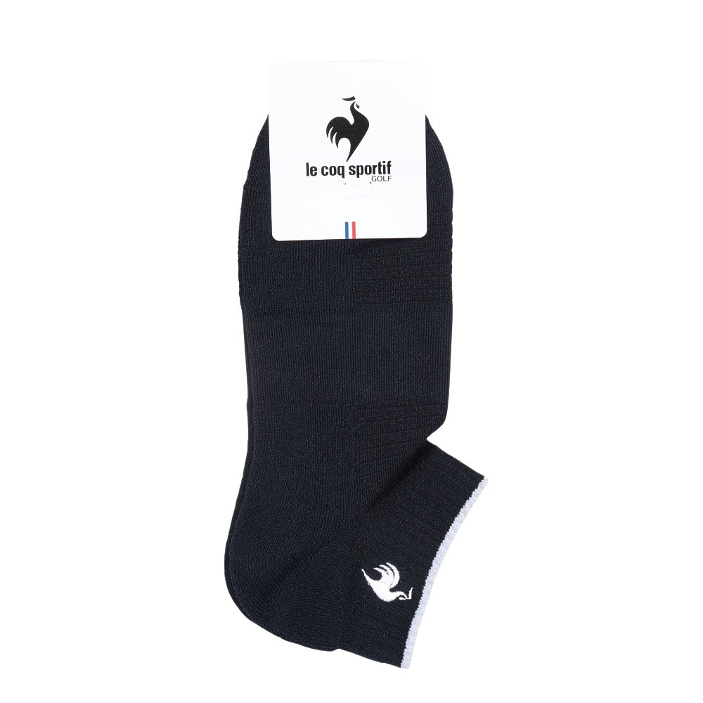 ルコックスポルティフ（lecoqsportif）（メンズ）ゴルフ 涼感メッシュ アンクル丈ソックス LG5SSO10M NV00