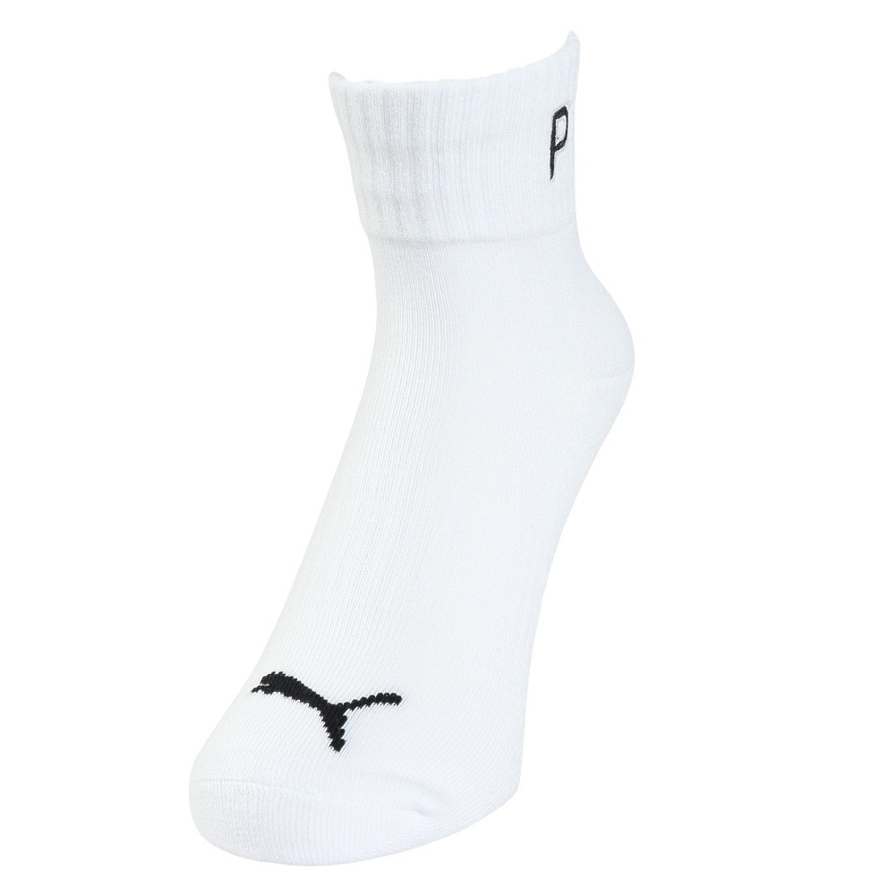 プーマ（PUMA）（メンズ）ゴルフ 消臭 無地 クォーターソックス 2823093-01
