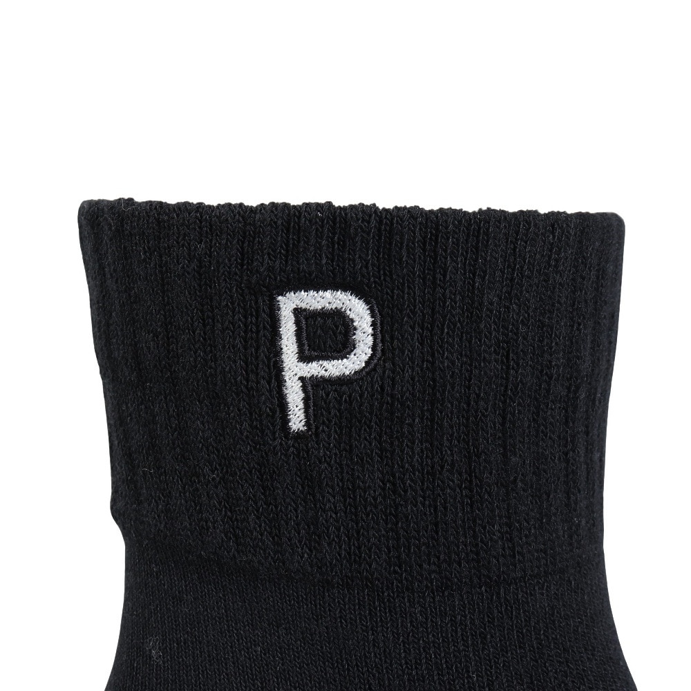 プーマ（PUMA）（メンズ）ゴルフ 消臭 無地 クォーターソックス 2823093-02