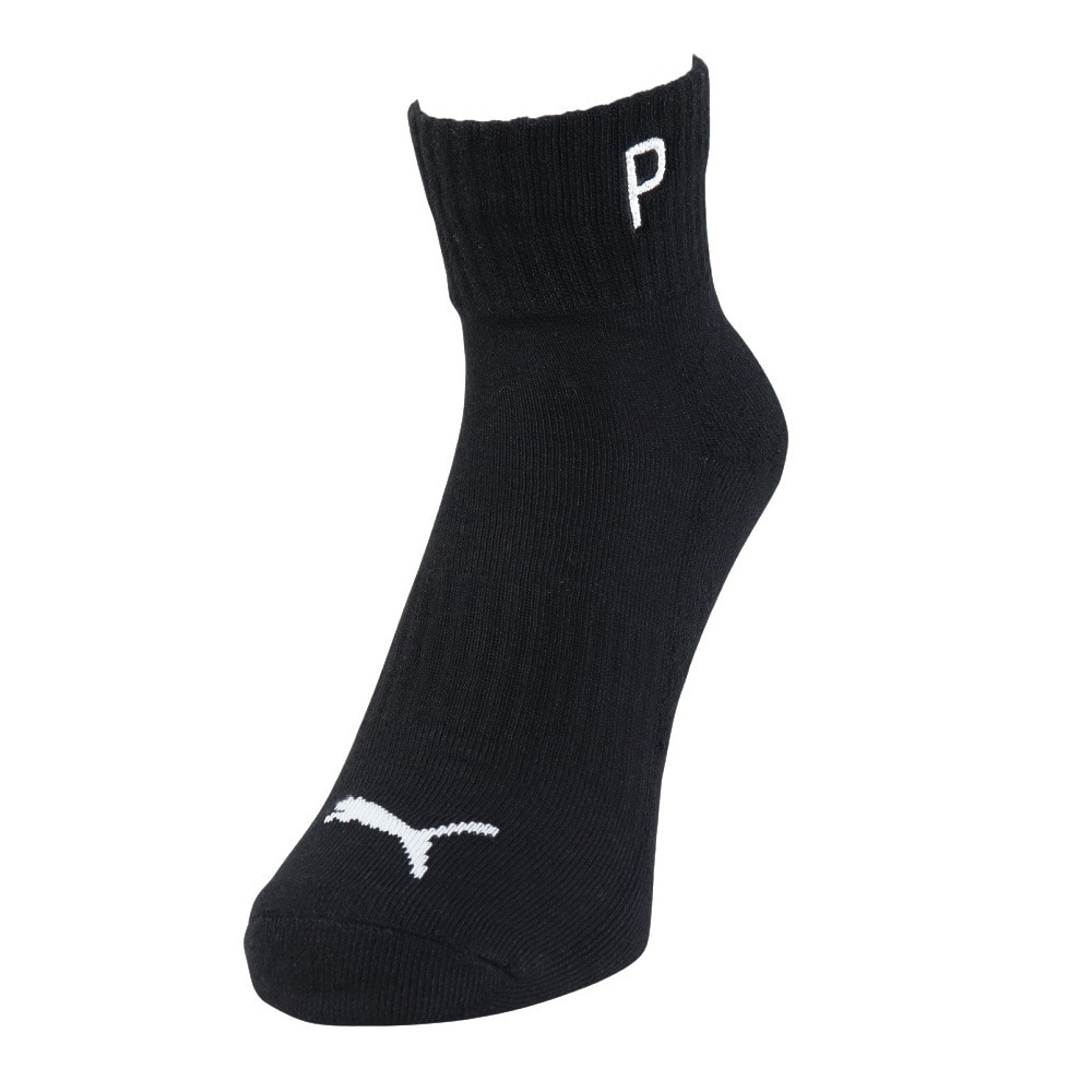 プーマ（PUMA）（メンズ）ゴルフ 消臭 無地 クォーターソックス 2823093-02