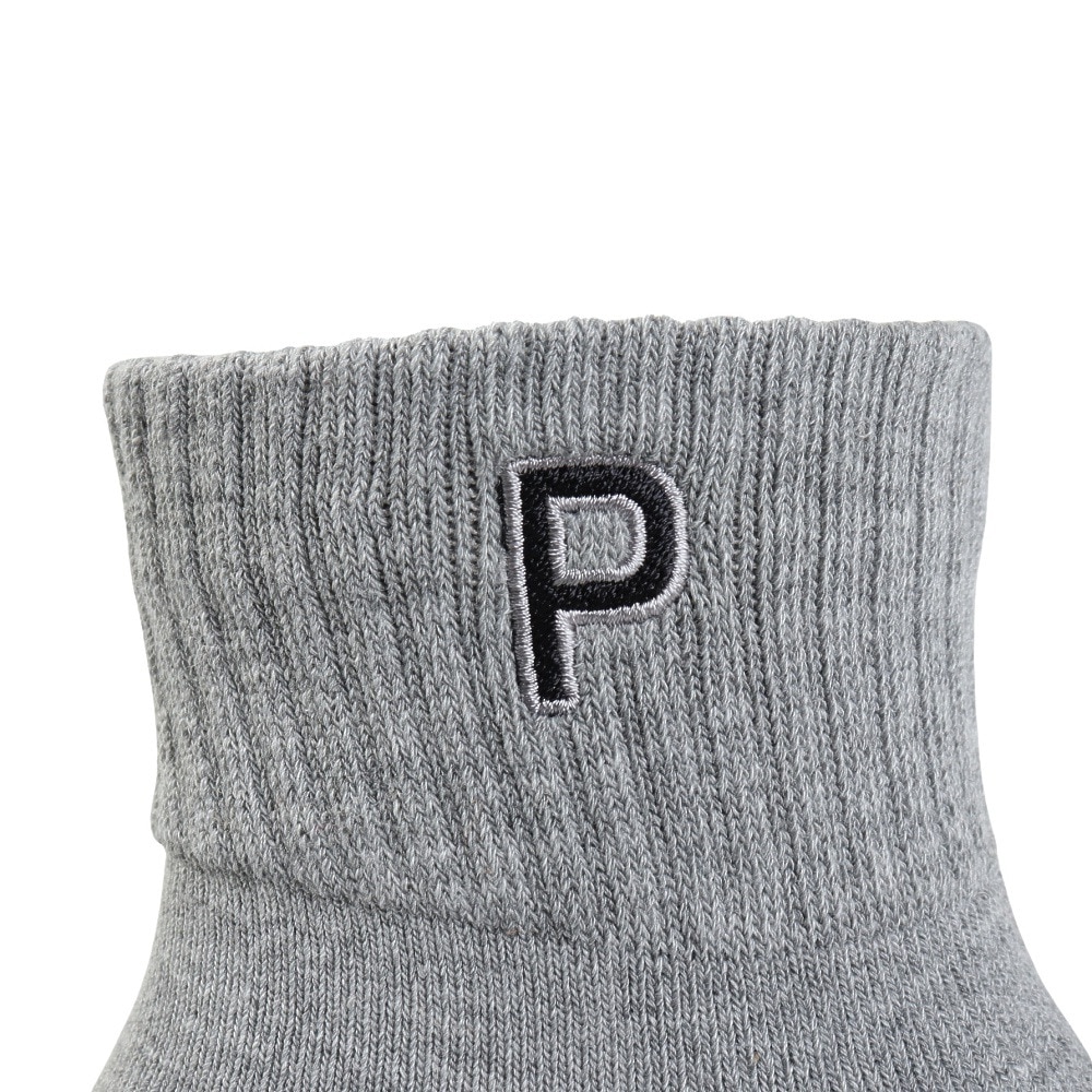 プーマ（PUMA）（メンズ）ゴルフ 消臭 無地 クォーターソックス 2823093-03
