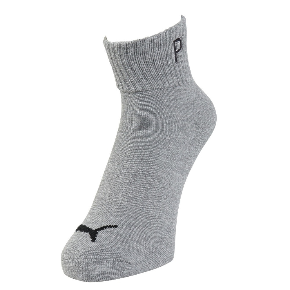 プーマ（PUMA）（メンズ）ゴルフ 消臭 無地 クォーターソックス 2823093-03
