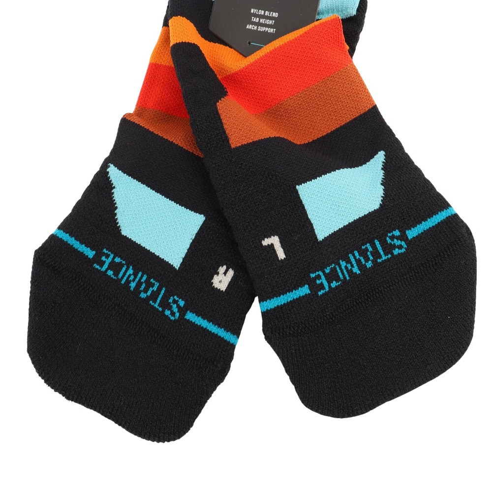 スタンス（STANCE）（メンズ）ゴルフ ショート ソックス ELECTRIC AVE MID TAB A258A25ELE MUL