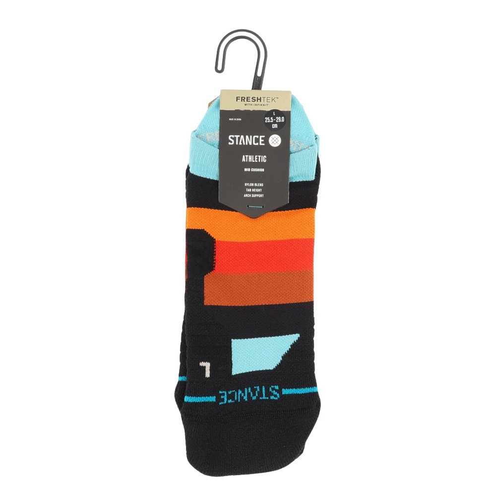 スタンス（STANCE）（メンズ）ゴルフ ショート ソックス ELECTRIC AVE MID TAB A258A25ELE MUL