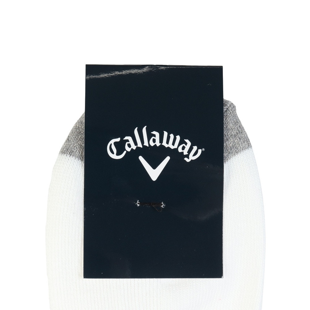 キャロウェイ（CALLAWAY）（メンズ）ゴルフ 抗菌防臭 足底パイル 定番 ショートソックス C25293103-1021