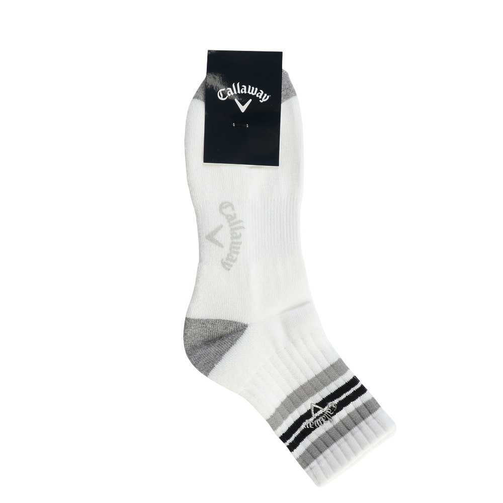 キャロウェイ（CALLAWAY）（メンズ）ゴルフ 抗菌防臭 足底パイル 定番 ショートソックス C25293103-1021