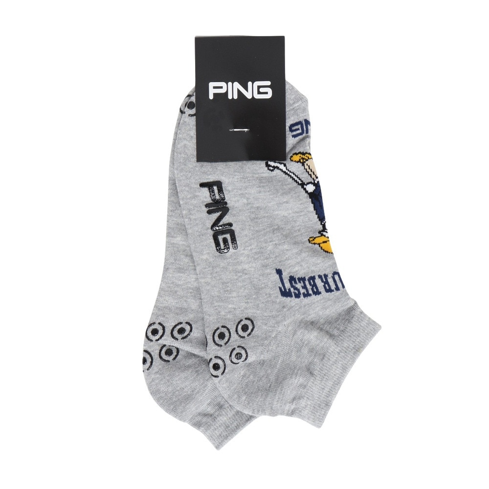 ピン（PING）（メンズ）ゴルフ アンクルソックス 621-5286803-020