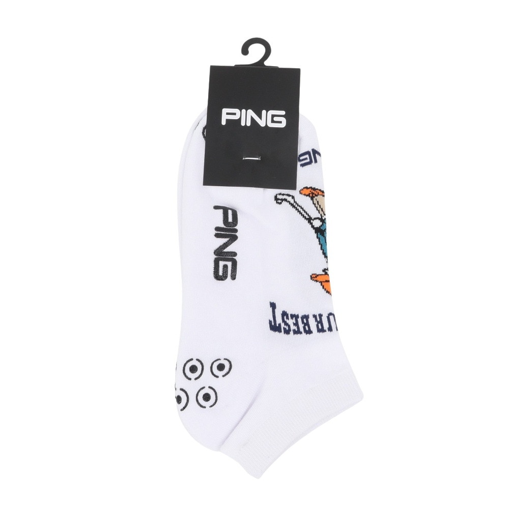 ピン（PING）（メンズ）アンクルソックス 621-5286803-030