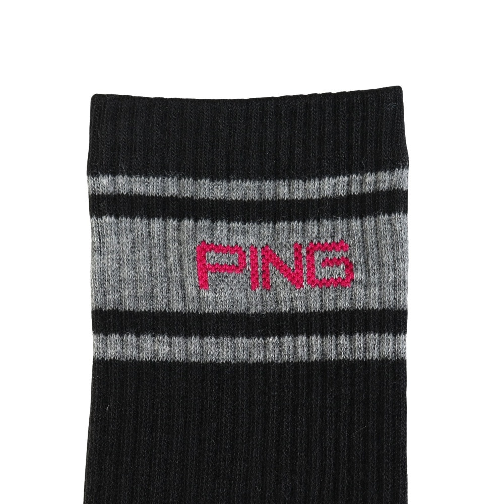 ピン（PING）（メンズ）ショートソックス 621-5286805-010