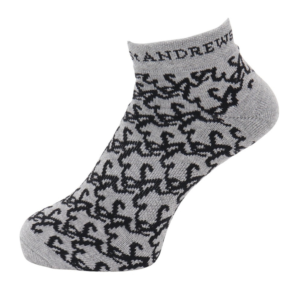 セントアンドリュース（ST.ANDREWS）（メンズ）ゴルフ 抗菌防臭 足底パイル SAロゴ アンクルソックス 042-5286851-020