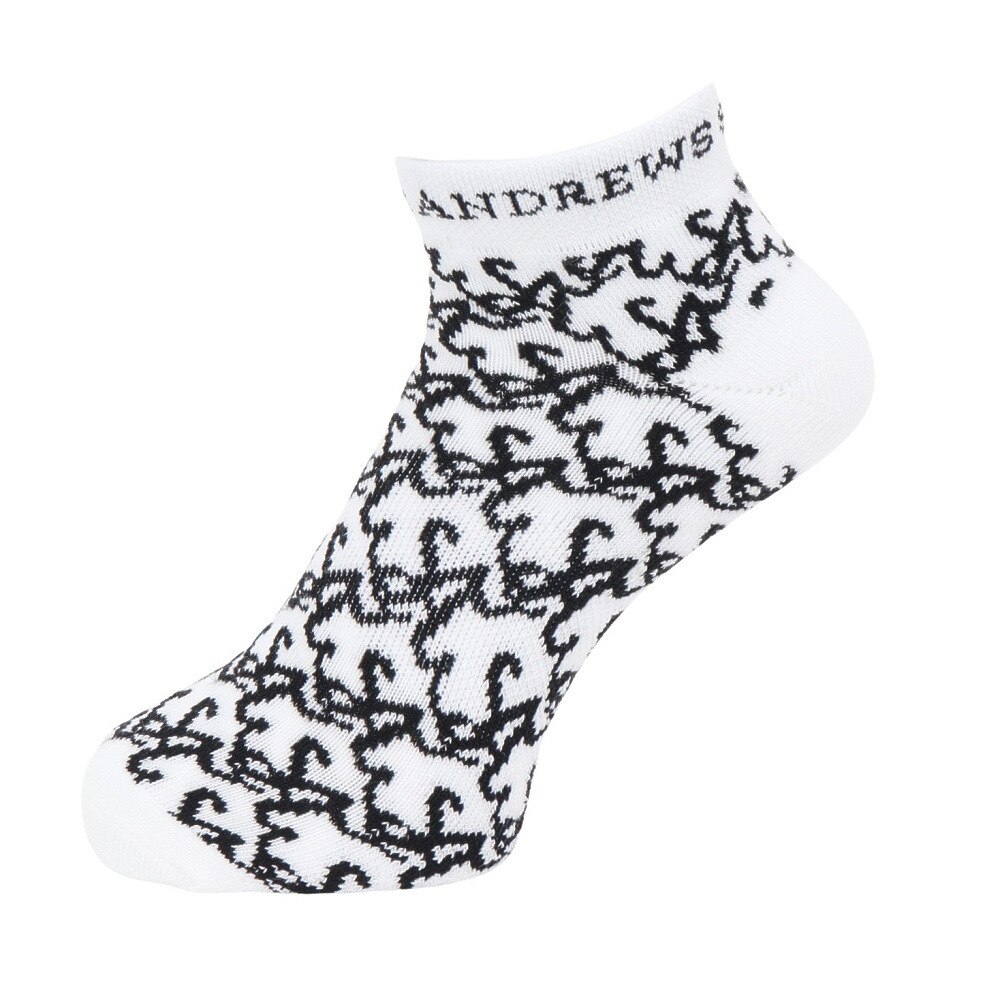 セントアンドリュース（ST.ANDREWS）（メンズ）ゴルフ 抗菌防臭 足底パイル SAロゴ アンクルソックス 042-5286851-030
