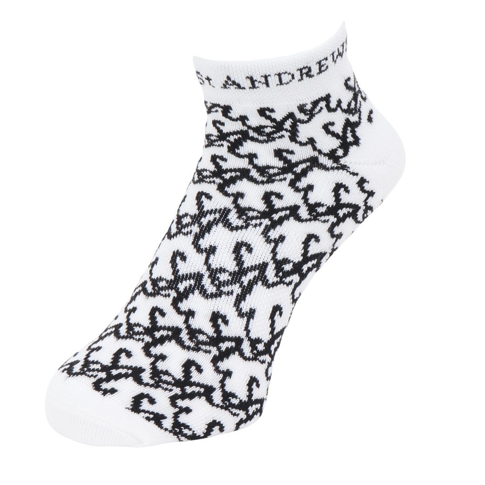セントアンドリュース（ST.ANDREWS）（メンズ）ゴルフ 抗菌防臭 足底パイル SAロゴ アンクルソックス 042-5286851-030