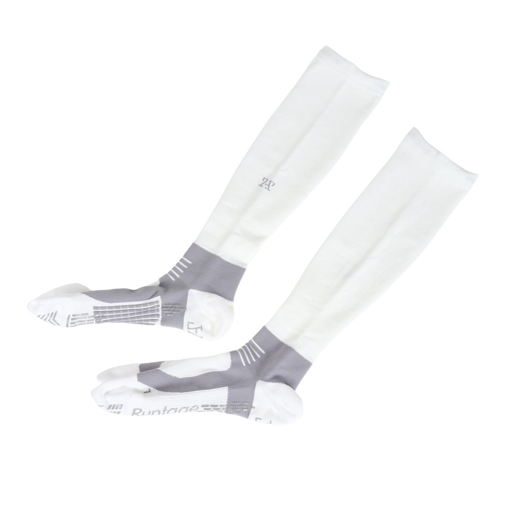 トミーアーマー（Tommy Armour）（メンズ）ゴルフ 着圧 Runtage ハイソックス TAED22F040016 WHT