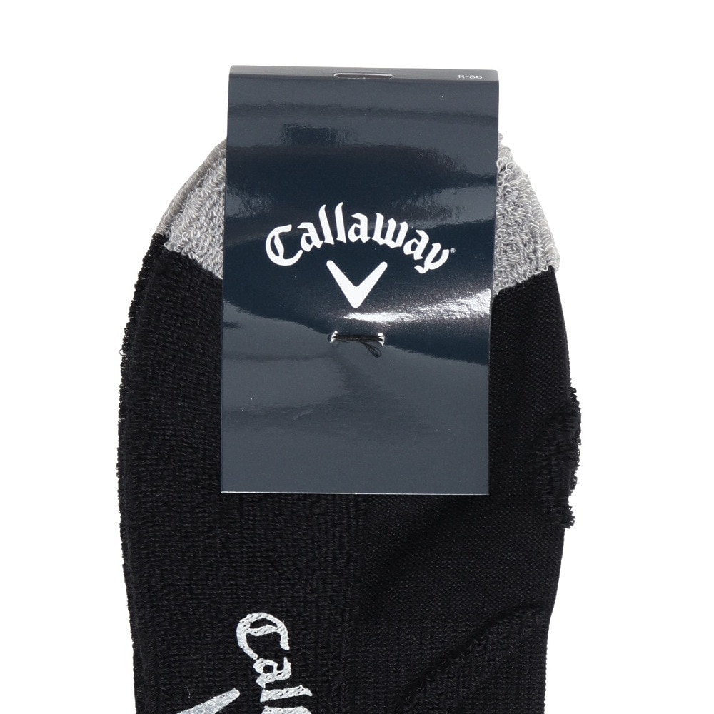 キャロウェイ（CALLAWAY）（メンズ）ゴルフ 抗菌防臭 表パイルアンクルソックス C25293100-1010