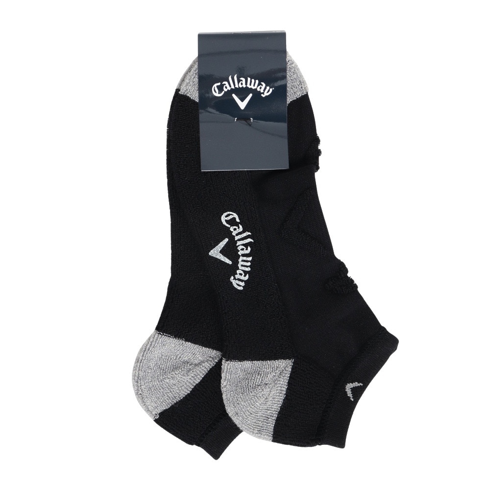 キャロウェイ（CALLAWAY）（メンズ）ゴルフ 抗菌防臭 表パイルアンクルソックス C25293100-1010