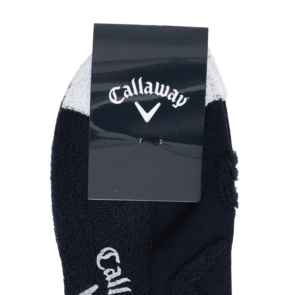 キャロウェイ（CALLAWAY）（メンズ）ゴルフ 抗菌防臭 表パイルアンクルソックス C25293100-1120