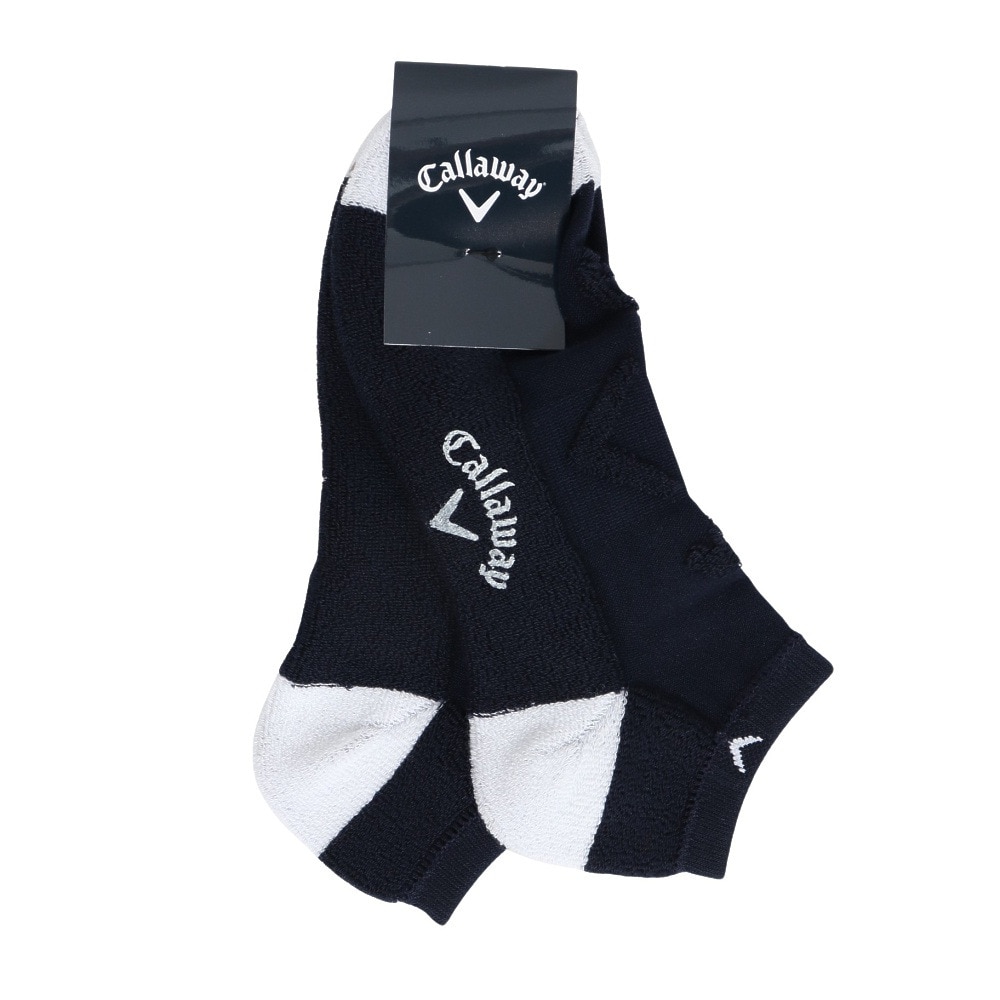 キャロウェイ（CALLAWAY）（メンズ）ゴルフ 抗菌防臭 表パイルアンクルソックス C25293100-1120