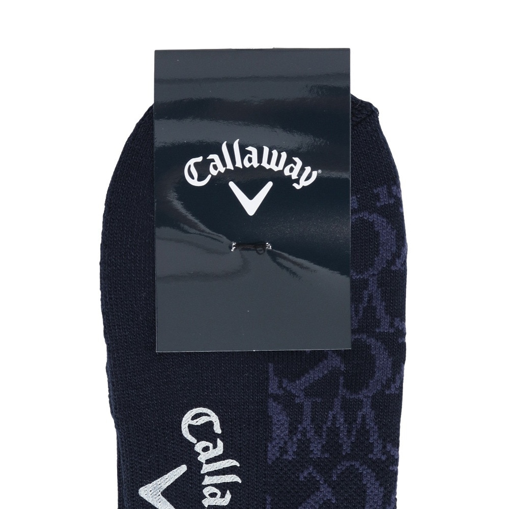 キャロウェイ（CALLAWAY）（メンズ）ロゴ編アンクルソックス C25293102-1120