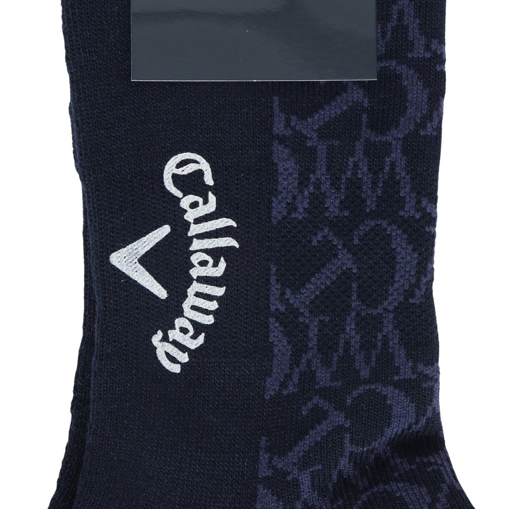 キャロウェイ（CALLAWAY）（メンズ）ロゴ編アンクルソックス C25293102-1120