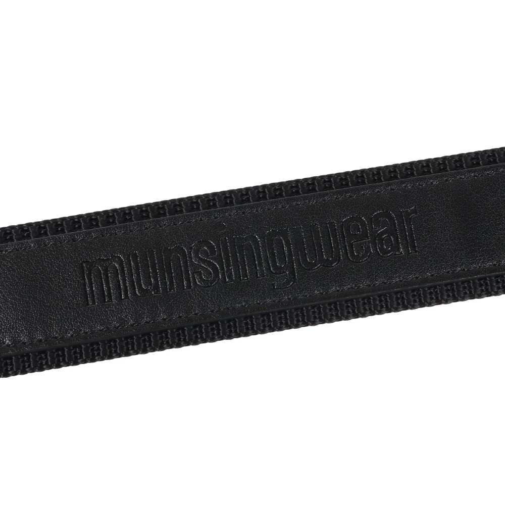 マンシングウエア（MUNSING WEAR）（メンズ）ゴルフ スライドロック バックルベルト MEBVJH01 BK00