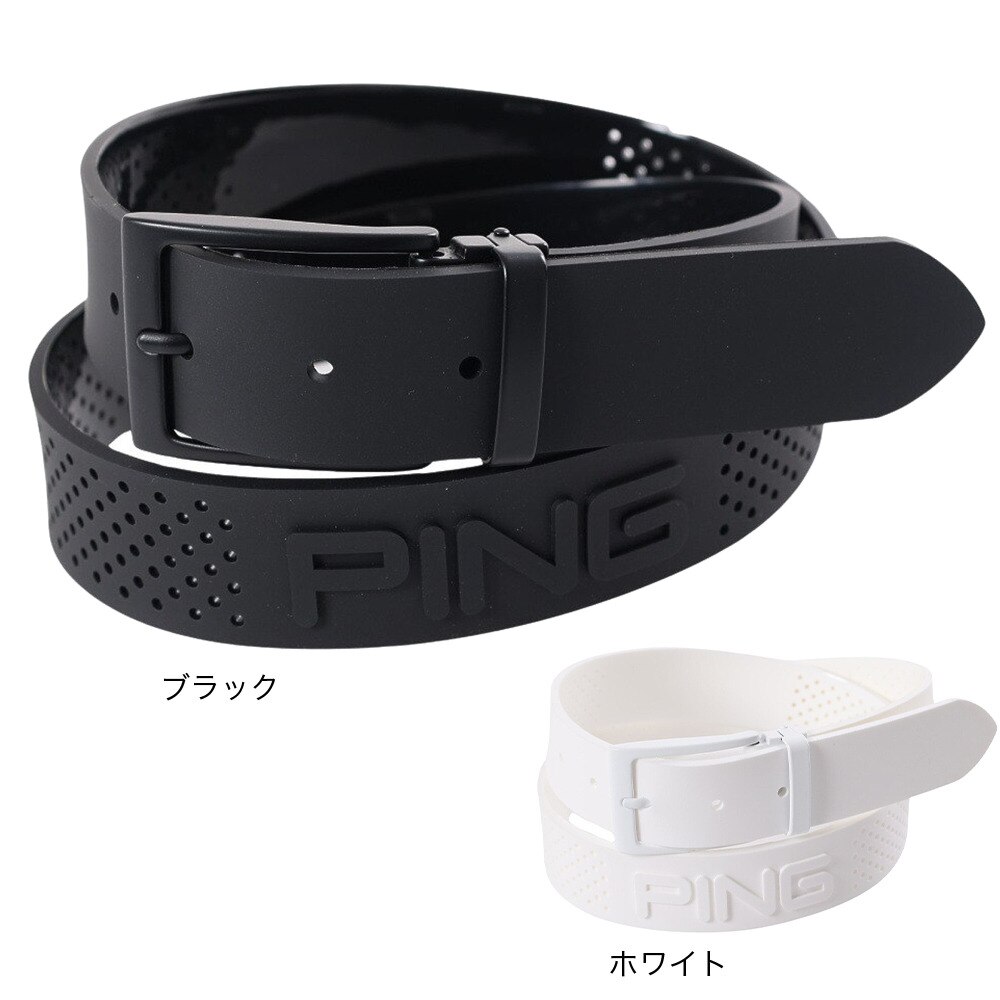 ピン（PING）（メンズ、レディース）パンチングベルト 621-3182101-030