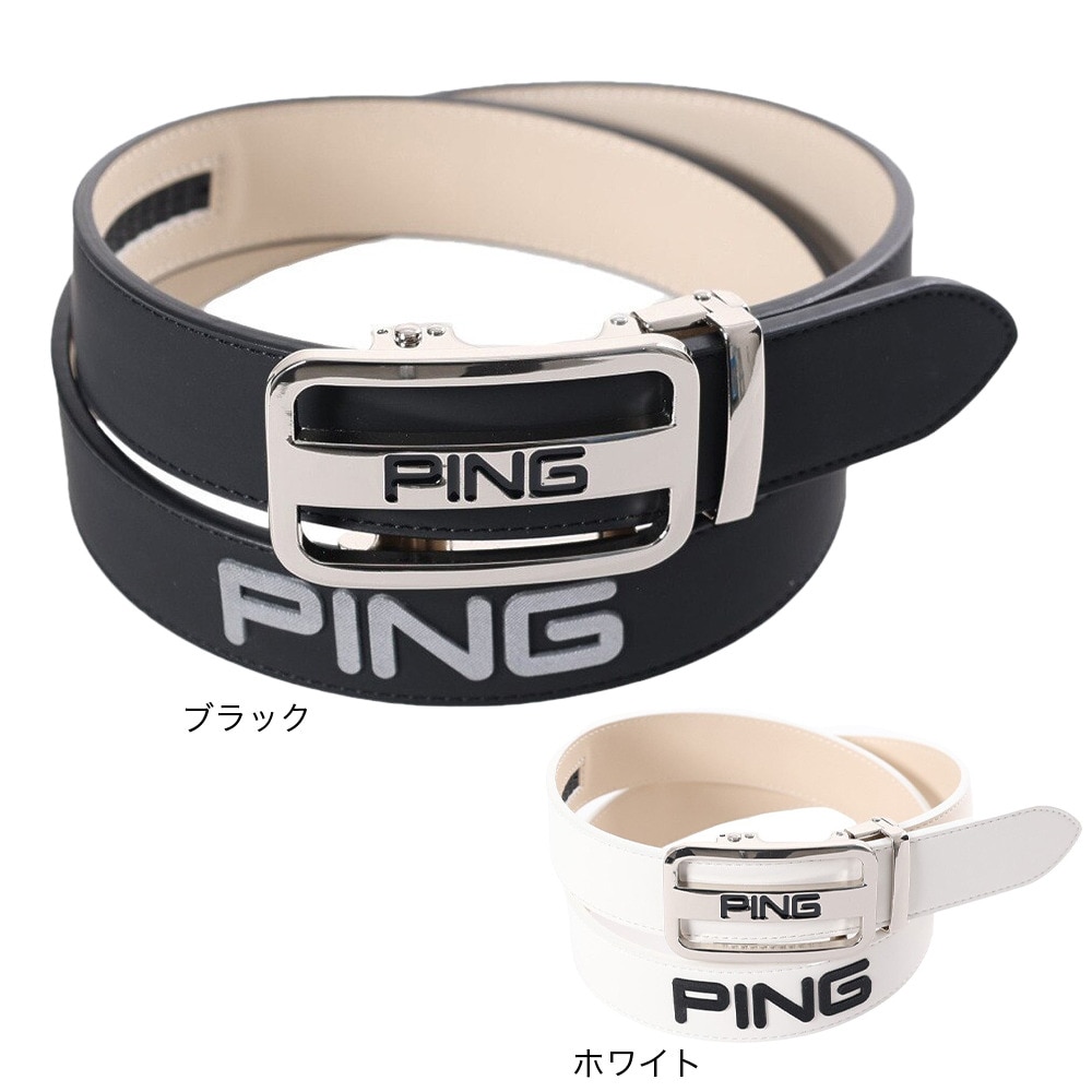 ピン（PING）（メンズ）ロゴプリントベルト 621-3182103-030