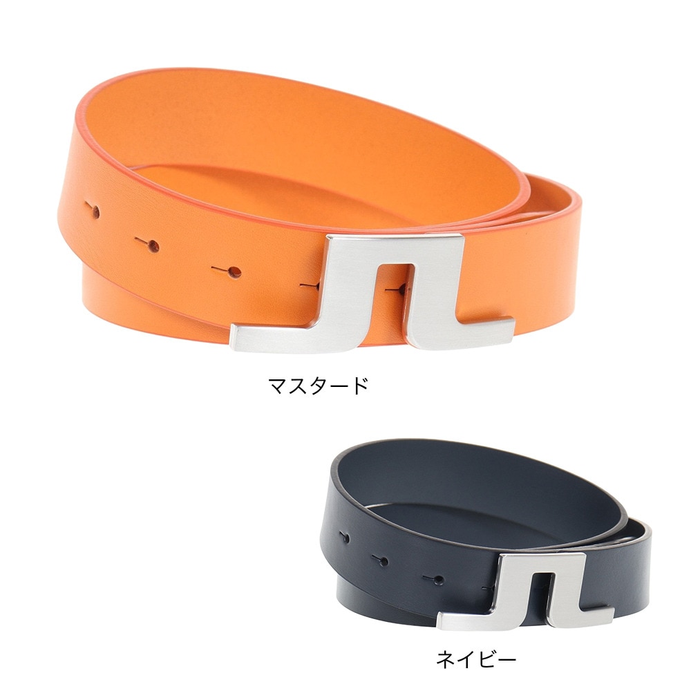 J.LINDEBERG（メンズ）ゴルフ ブリッジャー レザーベルト 本革 牛革 073-69930-034