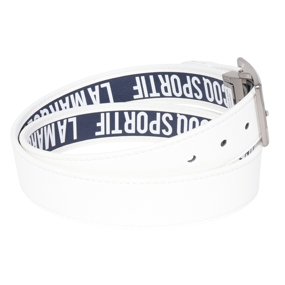 ルコックスポルティフ（lecoqsportif）（メンズ）ゴルフ リバーシブルベルト QGBXJH03 WHNV