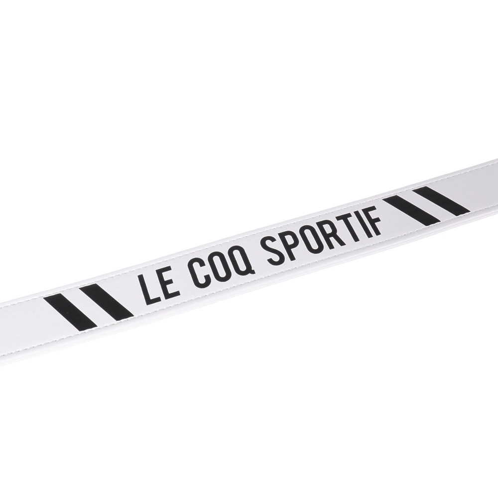 ルコックスポルティフ（lecoqsportif）（メンズ）ゴルフ ピン無しストレッチベルト QGBXJH01 WH00