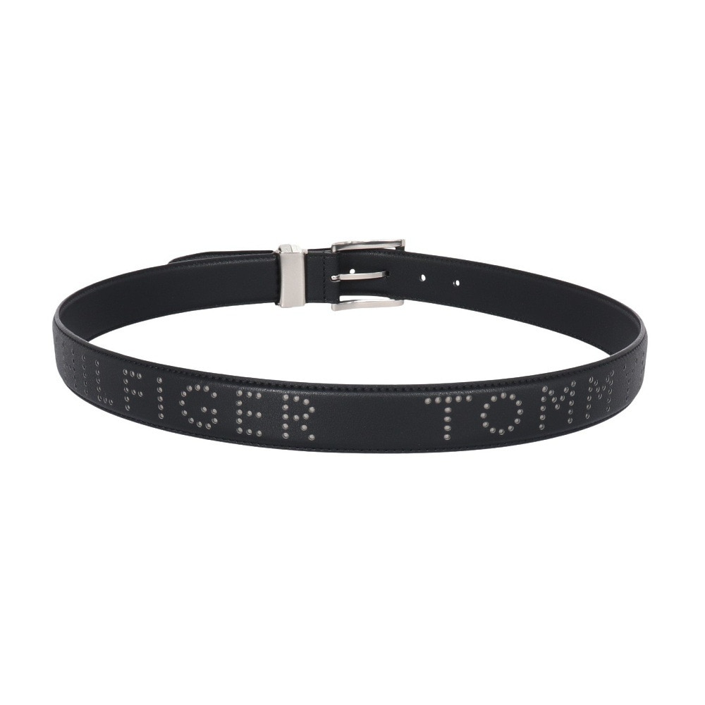 トミー ヒルフィガー ゴルフ（TOMMY HILFIGER GOLF）（メンズ）ゴルフ ベルト ロゴパンチング THMB5SV4-BLK