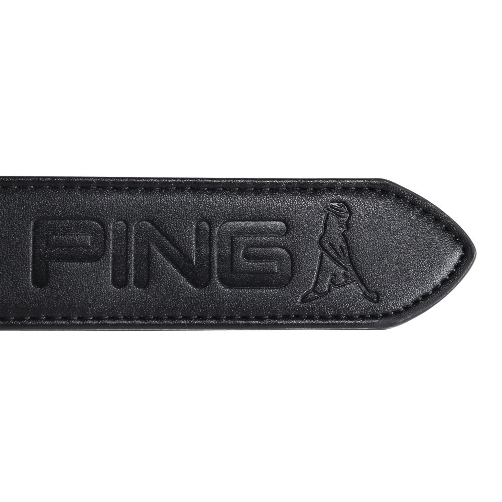 ピン（PING）（メンズ）スライドバックルロゴベルト 621-5282801-010