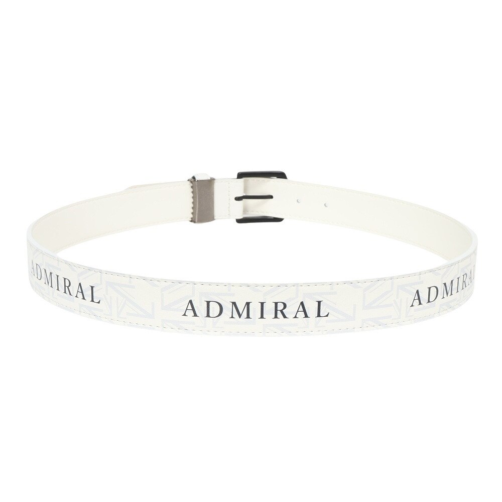 アドミラル ゴルフ（Admiral GOLF）（メンズ）ベルト ユニオンジャックロゴプリント ADMB5BV3-WHT