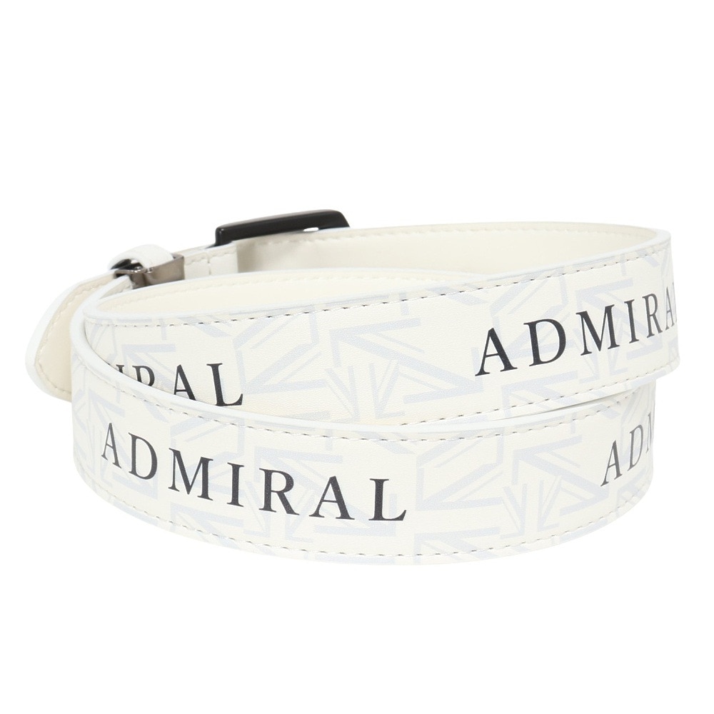 アドミラル ゴルフ（Admiral GOLF）（メンズ）ベルト ユニオンジャックロゴプリント ADMB5BV3-WHT