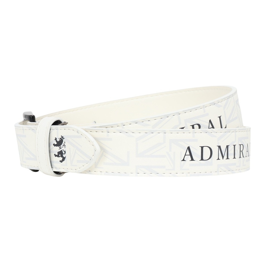 アドミラル ゴルフ（Admiral GOLF）（メンズ）ベルト ユニオンジャックロゴプリント ADMB5BV3-WHT